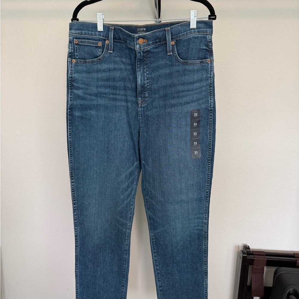 J. Crew Women's Classic Blue Straight Leg Jeans